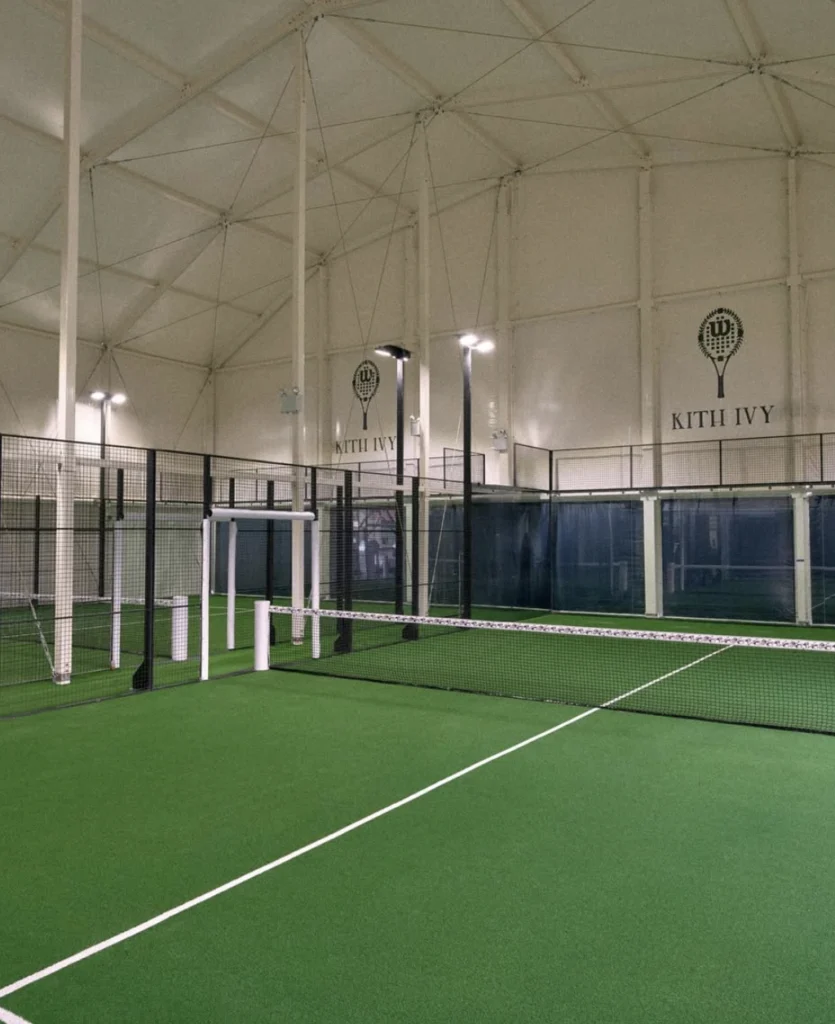 padel courts at the new Kith Ivy club in New York